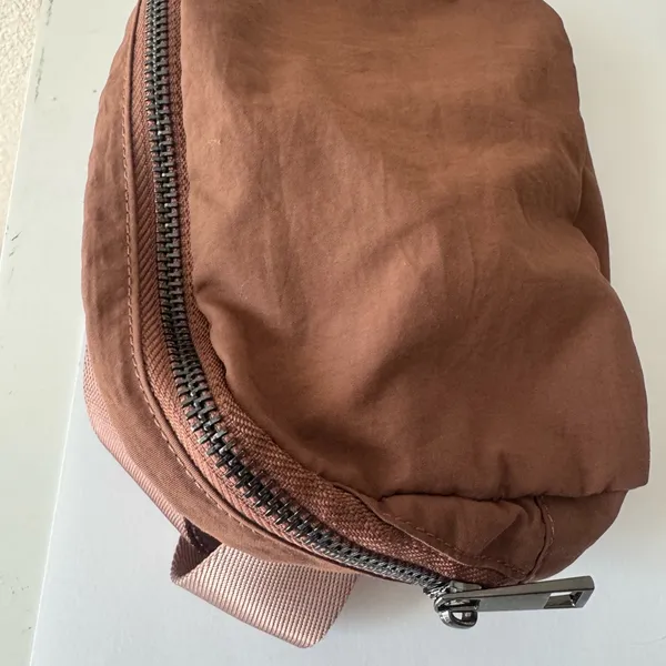 Stylish Pink and Brown Women's Bag - Image 4