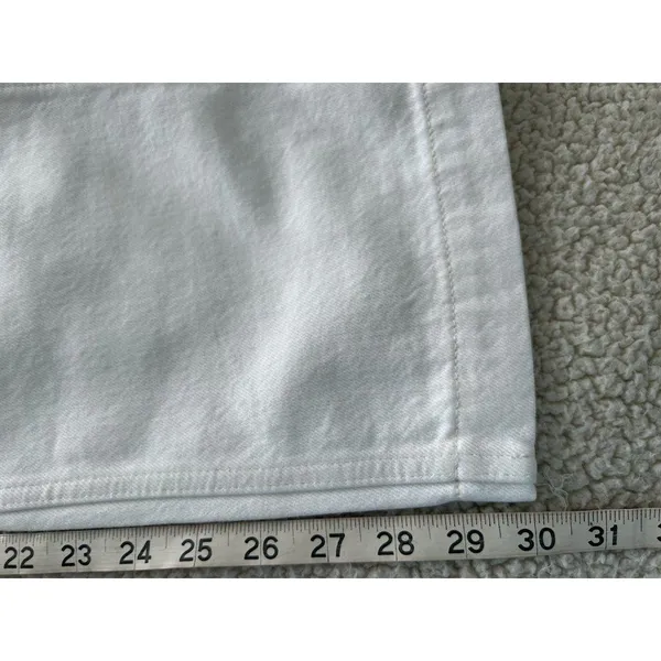 Madewell $128 The Perfect Vintage Straight Jean Two-Tone Women's White/Ivory 26 - Image 8