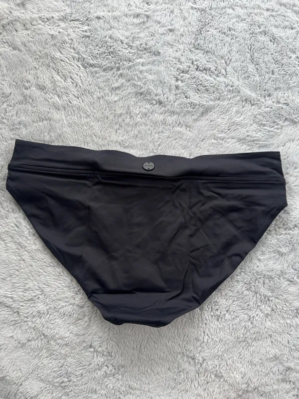 Prana Summer Wave Bikini Bottom Black Small - Image 8