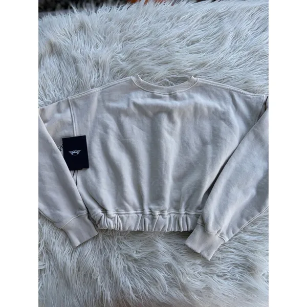 Civil Regime Cropped Sweatshirt Size Small - Image 7