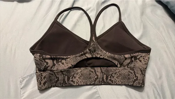 Reebok Snake Skin Print Sports Bra - Image 2