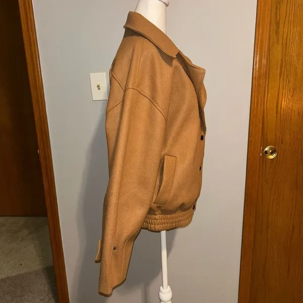 Strut & Bolt oversized coat caramel brown size S‎ NWT - Image 2
