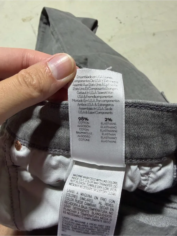 Mother looker ankle fray on the moon Gray Jeans 32 - Image 7