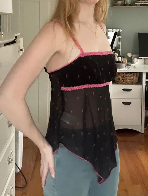 Urban Outfitters mesh lace top - Image 2