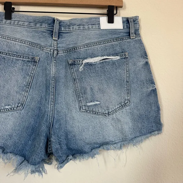 Pistola Distressed Cutoff Denim Shorts - Image 8