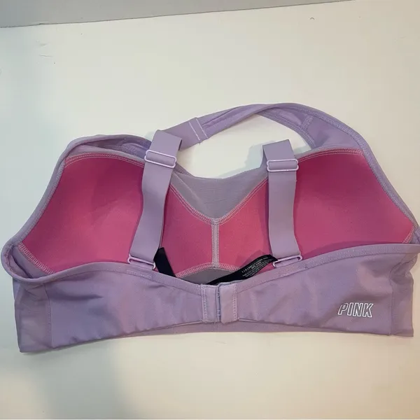 PINK Victoria's Secret Lavender Sports Bra - Image 2