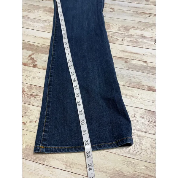Kut from the Kloth Farrah Baby Bootcut Jeans Size 12 Dark Wash Denim - Image 7