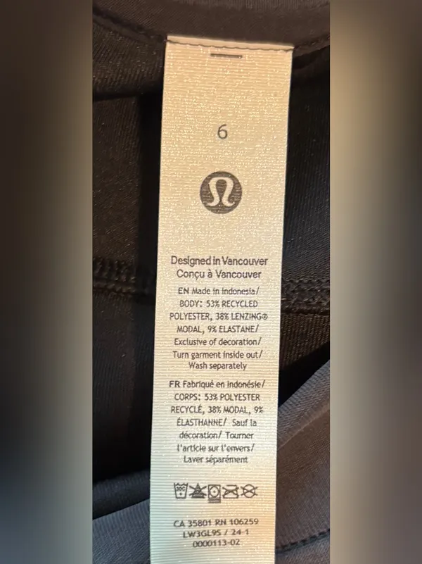 NWT Lululemon Softstreme Oversized Cropped Crew - Image 10