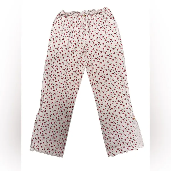 Free People Fresh In Love Floral Lounge Pants Size Medium - Image 7