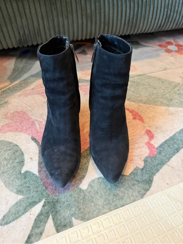 Sam Edelman Studded Suede Ankle Booties - Size 6 - Image 4