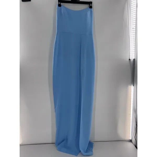 Amanda Uprichard X Revolve Dress Sz M Maxi Bustier Side Slit Party Formal Gown - Image 4