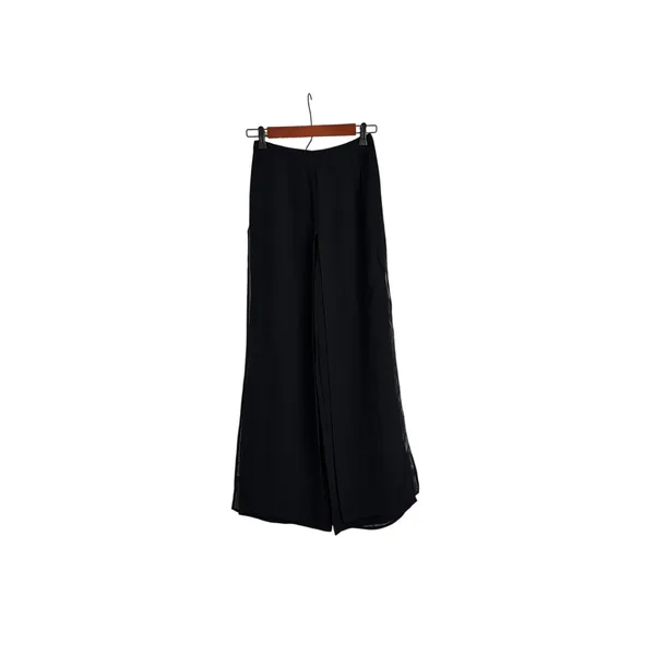 Cache Semi Sheer Flowy Wide Leg Layered Everyday Beach Relaxed Pants Size 2 - Image 2