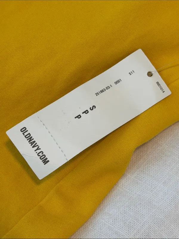 NWT 2012 Old Navy Yellow Cotton Peacoat Jacket Early 2010s Twee S - Image 13
