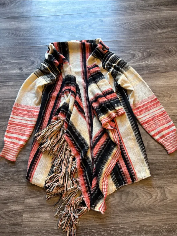 Stripped cardigan with vibrant colors small. - Image 6
