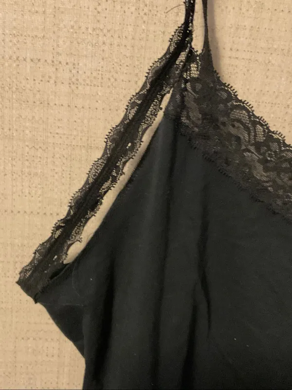 Mossimo Supply Co. Black Lace-Trim Camisole - Image 2
