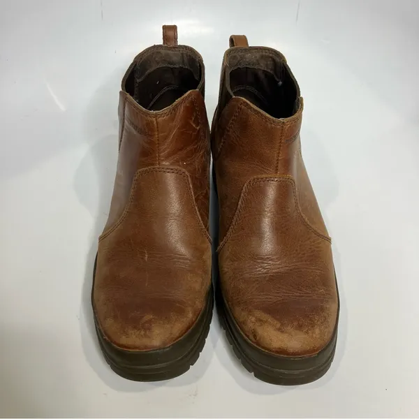 Merrell‎ city leaf Chelsea boots brown leather women’s size 7 casual neutral - Image 5