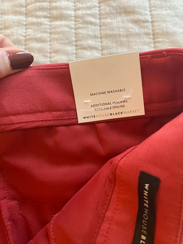 WHBM Comfort Stretch Slim Ankle Pants - Fire Quartz - Image 10