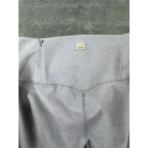 Vuori Clean Elevation Legging Rain Heather Gray Womens Small Wide Waistband New - Image 5