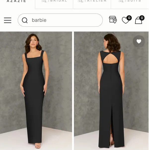 Azazie Satin Dress - Image 2