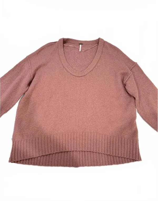 Free People Brookside Tunic Sweater Pink Small - Image 4