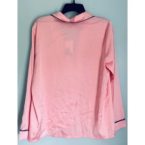 READ!! INC International Concepts Pajama Set Pink and Black M/L NWT - Image 7