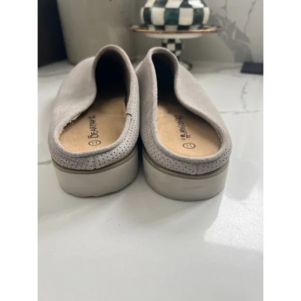 Bearpaw Womens jolene‎ Suede Closed Toe Clogs, Dove Gray, Size 11 - Image 4