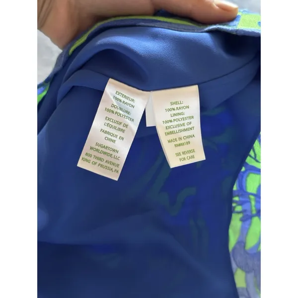 Lilly Pulitzer Reecy Canopy Green I'm No Angel Strappy Embellished Dress Sz M - Image 5