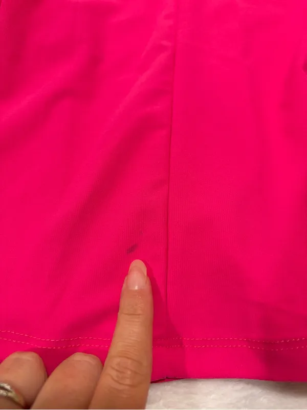 MISSUFE Hot Pink Athletic Tennis Dress Racerback A-Line - Medium - Image 7