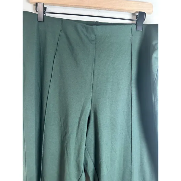 Banana Republic Womens Green Ponte Pant‎ High Rise Seam Front Slim XL NWT - Image 3