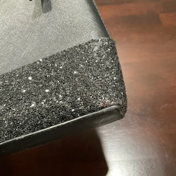 KATE SPADE BLACK‎ FLASH GLITTER CROSSBODY BAG - Image 8