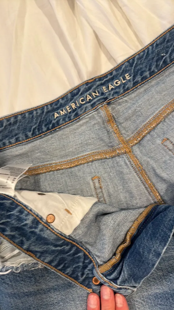 American Eagle ripped jorts - Image 3