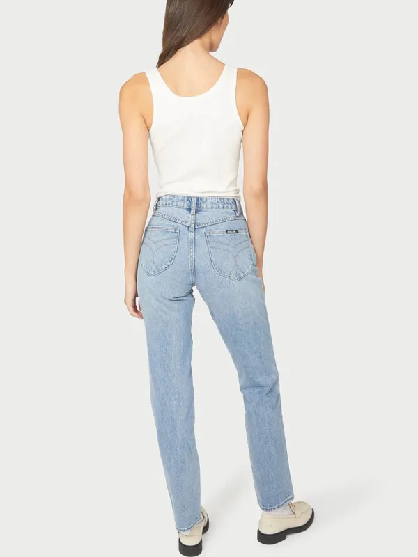 NWT Rolla’s Classic Straight 90s Blue Jeans Denim Size 25 - Image 2