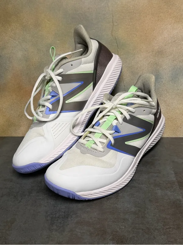 New Balance Women's 796v3 Tennis Shoes White/Grey/Purple/Green Size 10B - Image 14