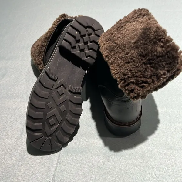 Blondo Shearling Lined Fisherman Core Boots Size‎ 6.5 B36 - Image 9