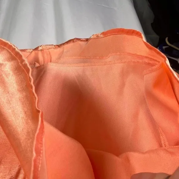 Kirious satin coral mini skirt  - Image 6