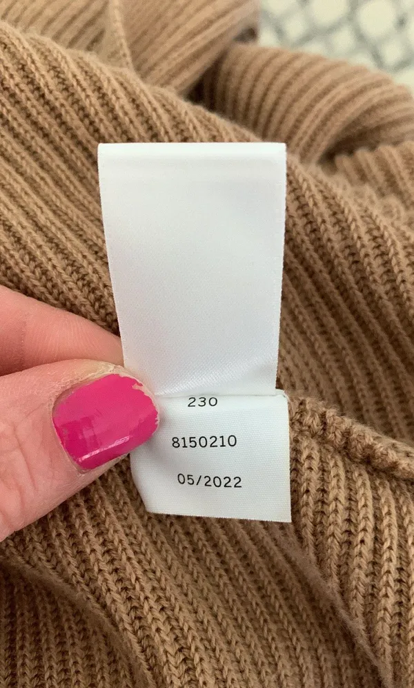 1 State Ribbed Balloon Sleeve Cotton Blend Sweater - Image 6