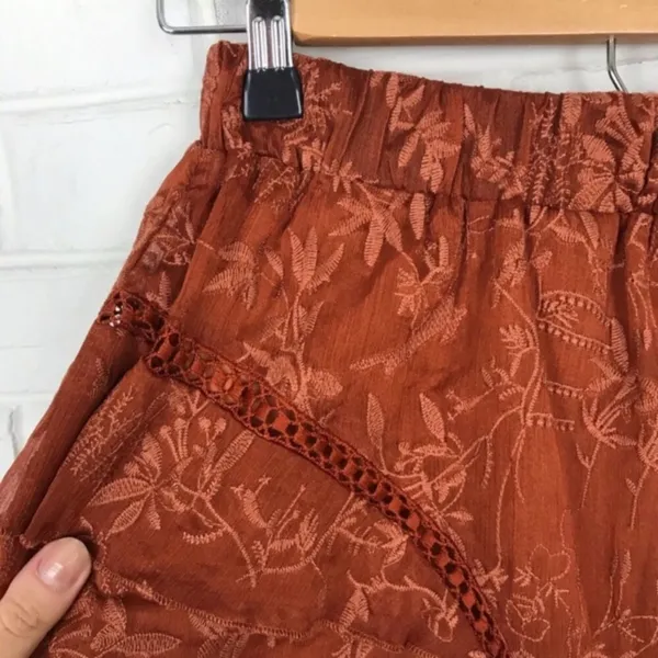Q&A NWT Lace Ruffle Dainty Girly Mini Skirt - Image 5