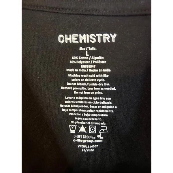 Chemistry "Let the Sea Set You Free" Adult T Shirt NWT Size Large (5537) - Image 3