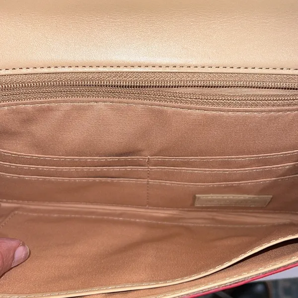 Nordstrom red Crossbody purse clutch - Image 5