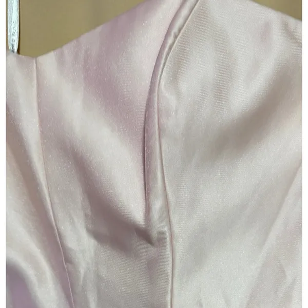 Alfred Sung Hi-Low Gown With Pockets Blush- Size 16R - Image 11