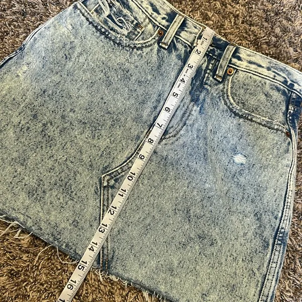 Abercrombie & Fitch Natural Rise Skirt Denim 25 - Image 4