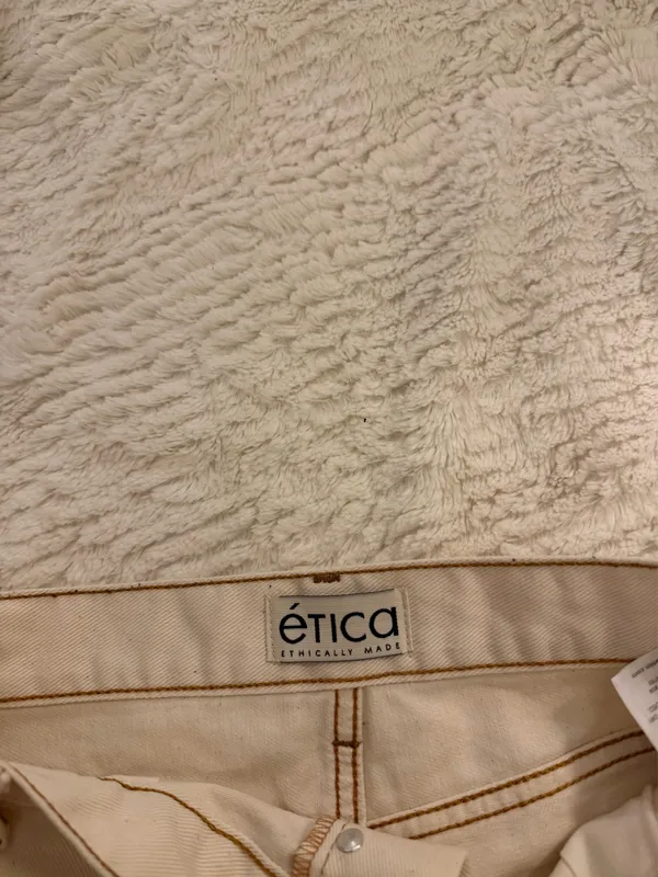Jean skirt Tan Size 25 - Image 2