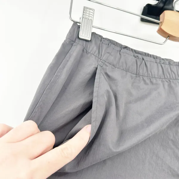 Zara Womens Gorpcore‎ Outdoor Elastic Waist Lightweight Baggy Pants Size XS Gray - Image 3