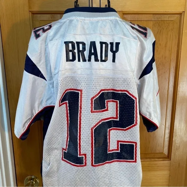 Reebok NFL Players Inc. Equipment on Field Tom Brady Patriots #12 Jersey XL - Image 7