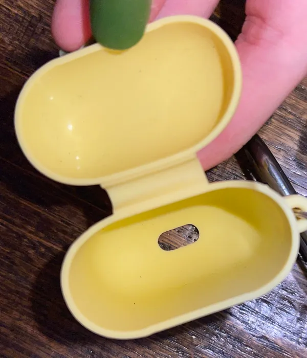Amazon Yellow  silicone airpod case - Image 3
