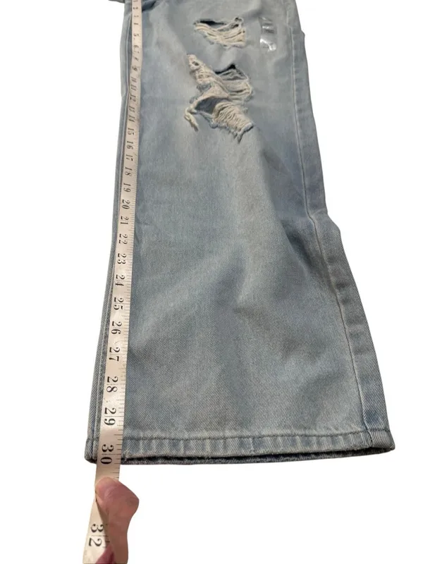 So Womans distressed/high-rise/Baggy Jeans Sz 11/30 NWT - Image 7
