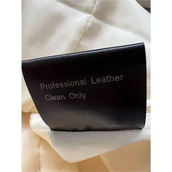 D2K Leather Cream Women's Casual Button - Image 10