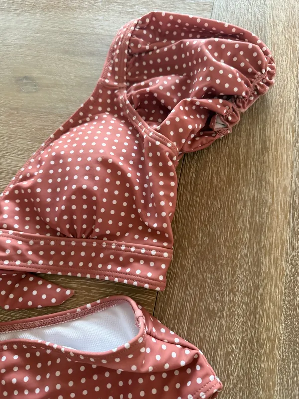 Pink Lily Polka Dot Bikini - Image 2