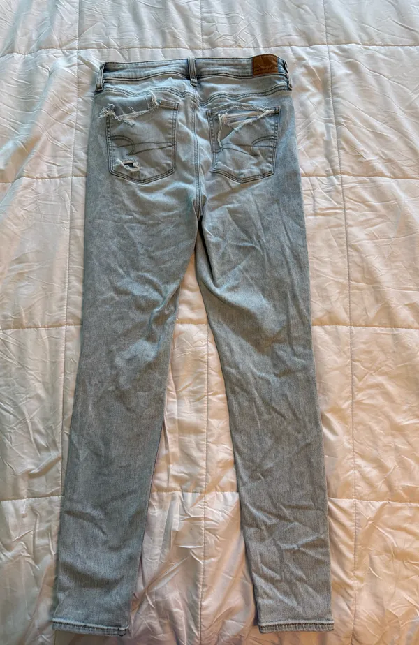 American Eagle Ripped Next Level Stretch Jeans  - Image 3