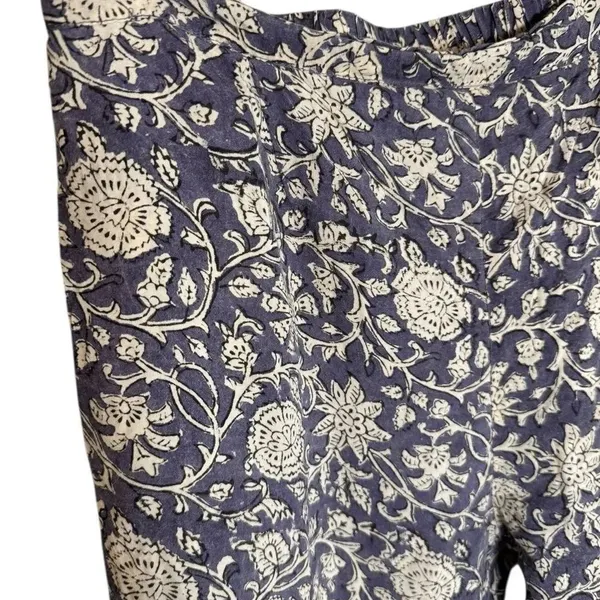 Maelu Designs Lounger Pants Indian Blockprint Peony S - Image 4